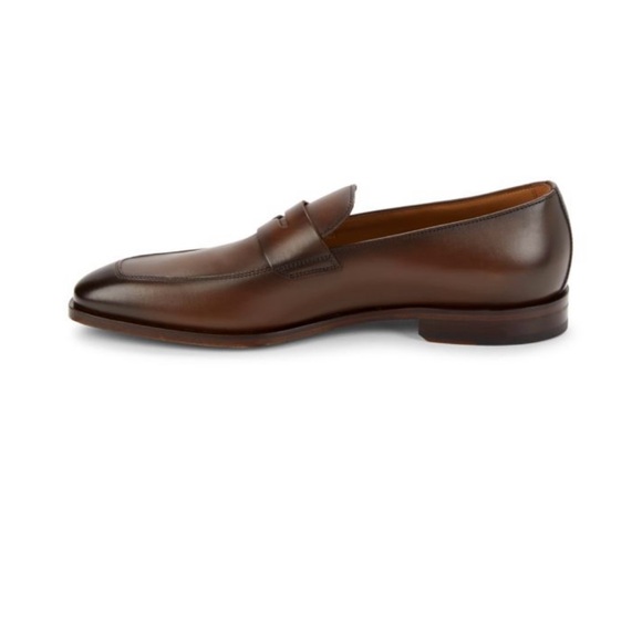 BOSS Lisbon Leather Penny Loafers - Picture 3 of 15